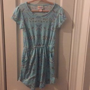 Girls lularoe patterned dress